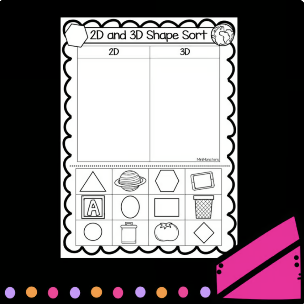 Sorting 2D and 3D Shapes | Prep Foundation Year 1 | Australian Curriculum