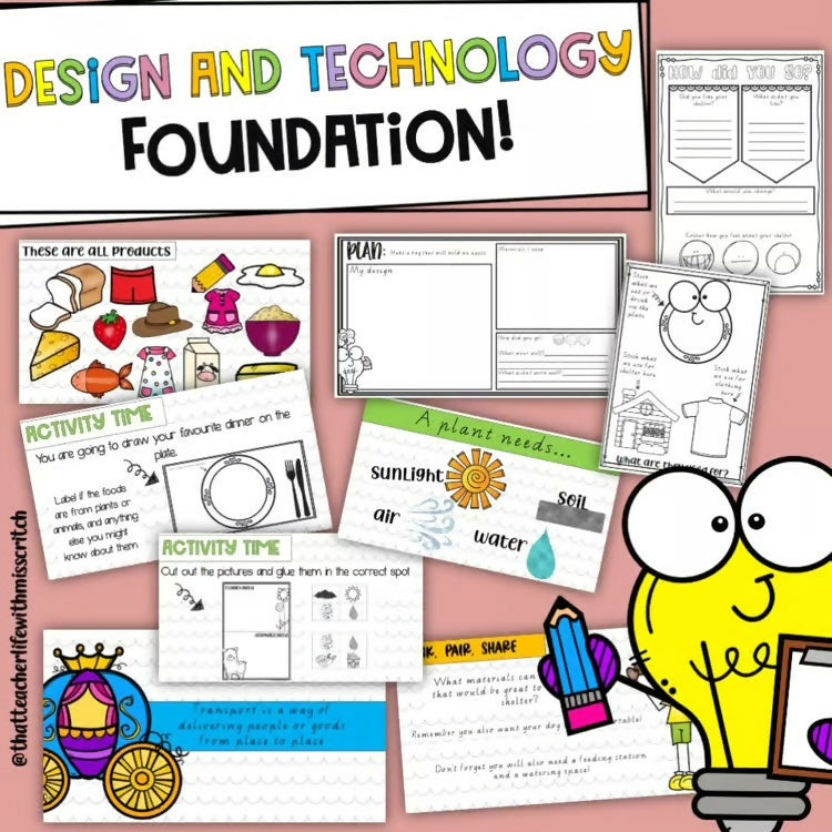Design and Technology Foundation (Pre-primary) *Australian Curriculum Aligned*