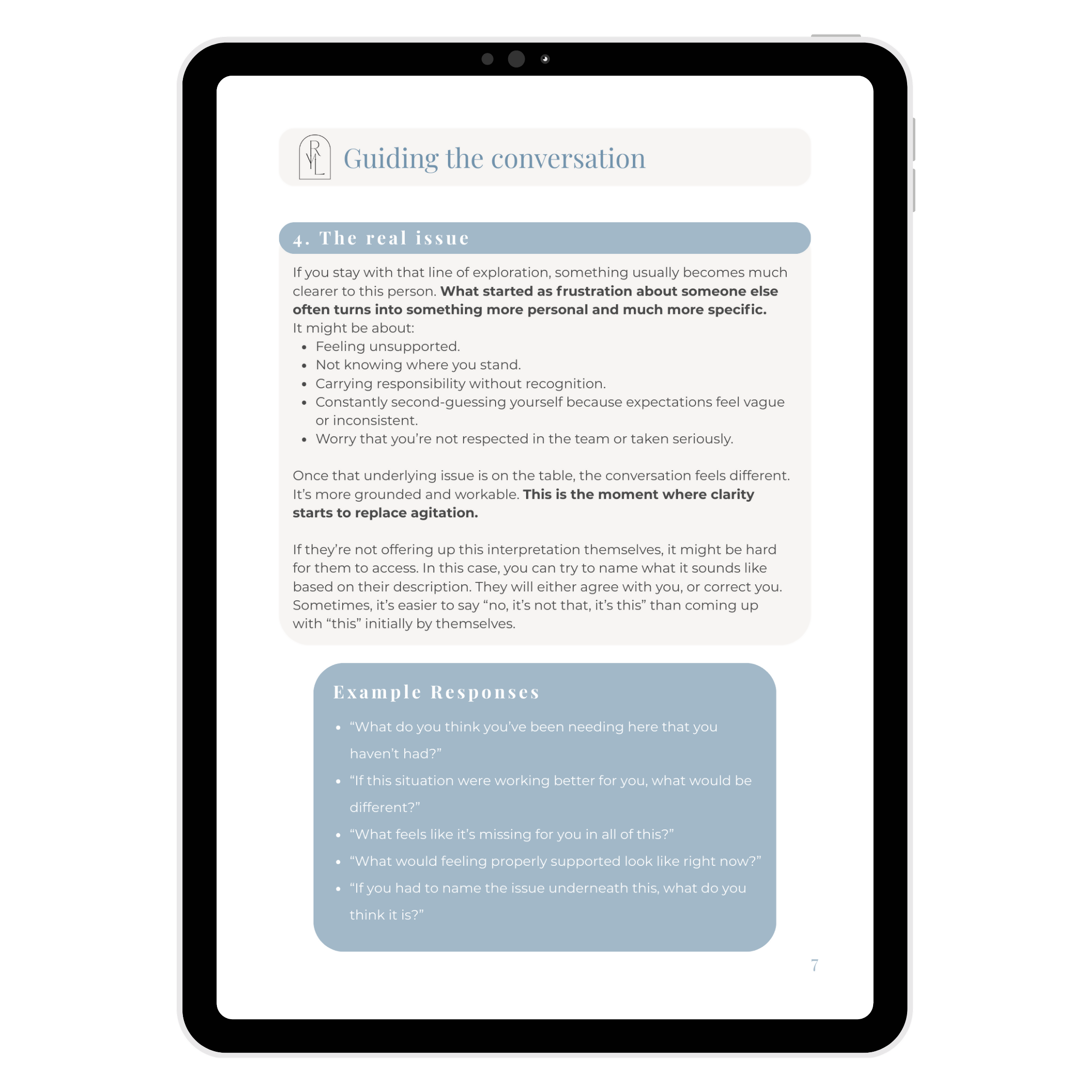 Leadership Coaching Conversations: Creating Space When a Team Member Vents