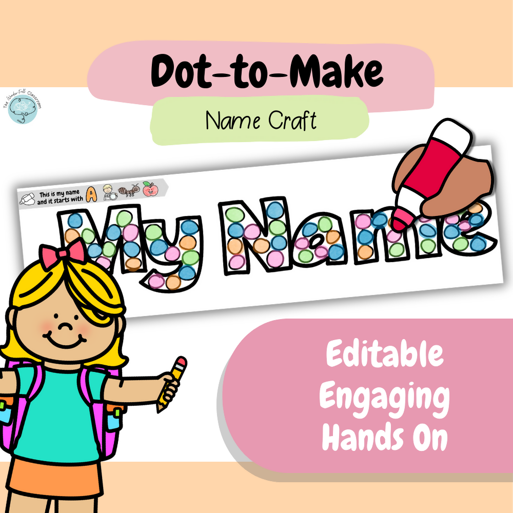 FREEBIE | Dot-To-Make | Bingo Dotter Name Craft