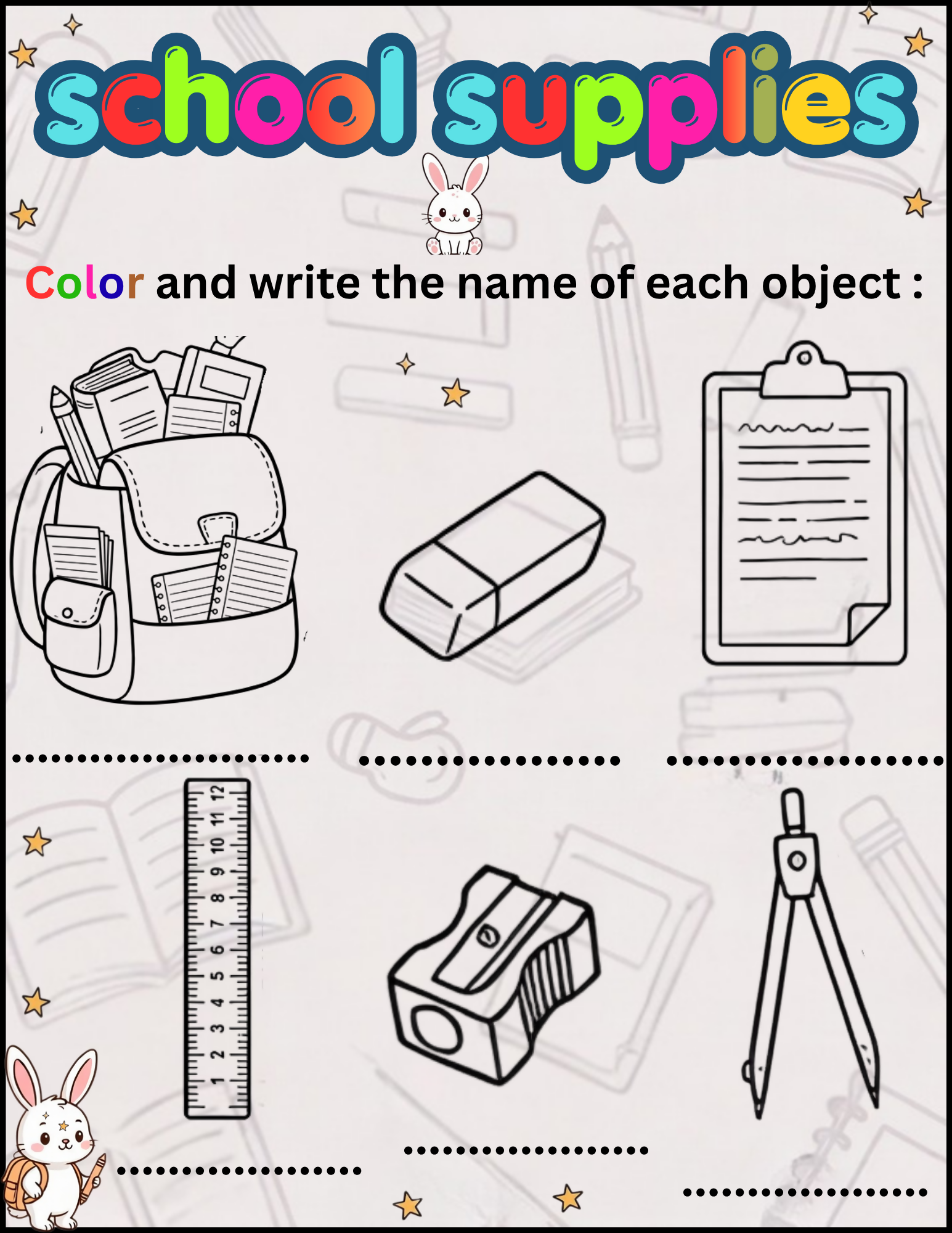 My Return to School Learning Activities & Worksheets | Back to School Fun Activity Pack for Kids