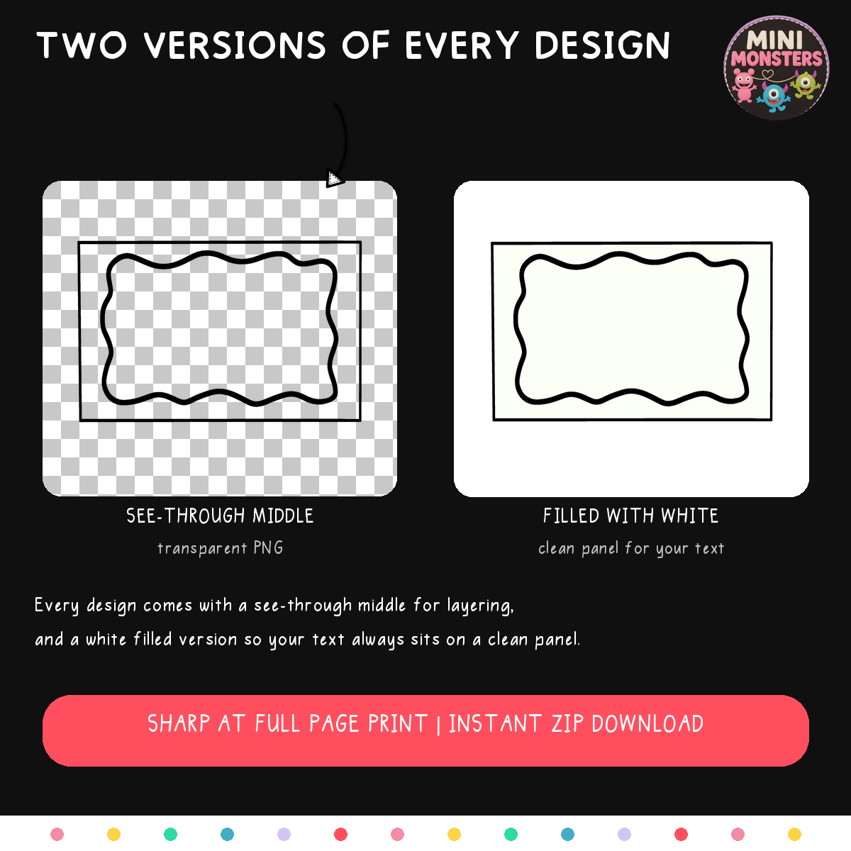 Text Box Clipart | Frames, Borders and Labels | 52 Black and White Images | Commercial Use
