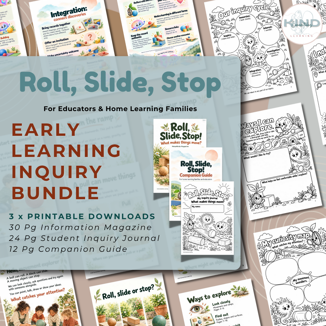 'Roll, Slide, Stop' Early Learning Inquiry Bundle