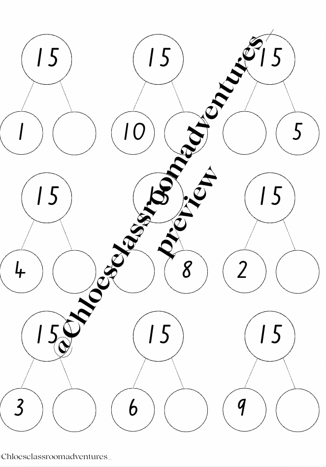 Number Bonds| Making 10 / Making 20| Part-part-whole | Maths Worksheets | Canva | Editable |Maths Curriculum Aligned | K-2