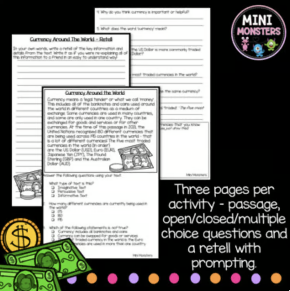 Reading Groups Comprehension Passages and Questions | Year Three and Year Four | 10 Weeks | Narratives Persuasive Informative | Set 3