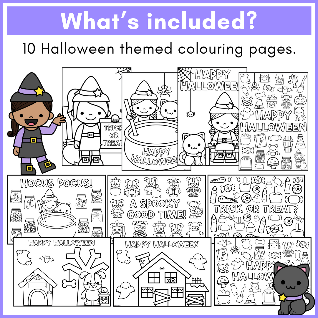 Halloween Colouring Pages