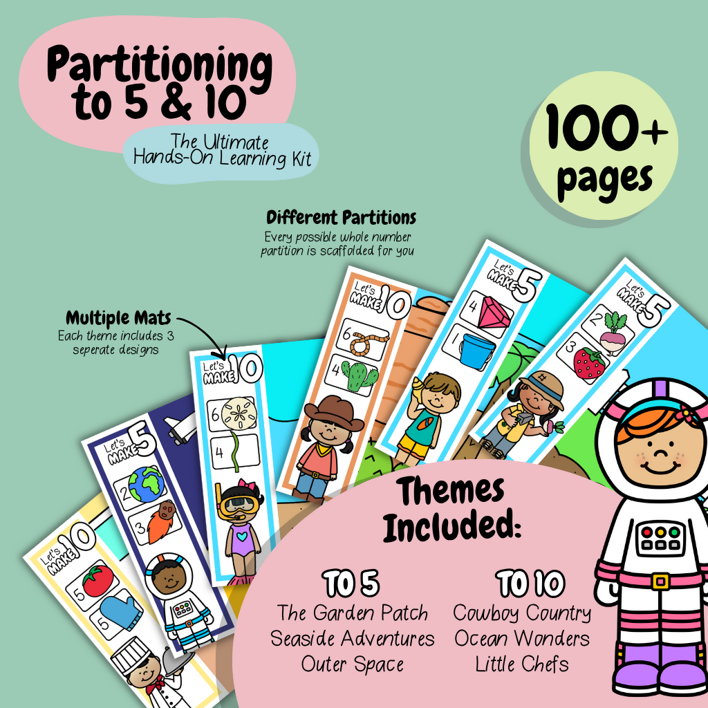 The Ultimate Hands On Partitioning Kit | Fine Motor Embedded