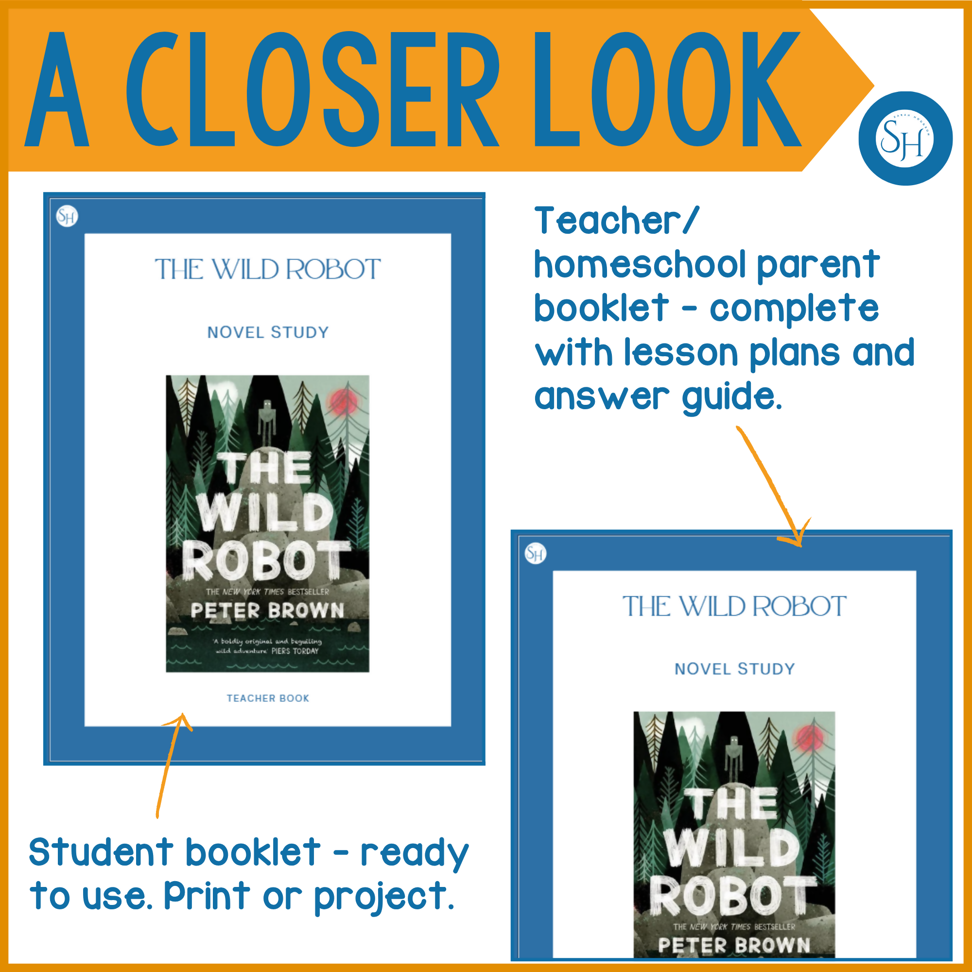 The Wild Robot Novel Study | Years 3–4 | Teacher + Student Booklet | TWR-Aligned