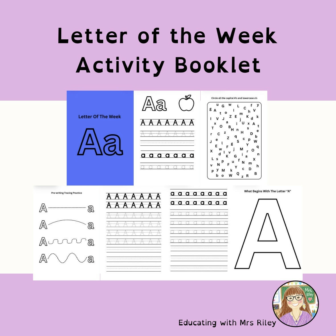 Letter of the Week Activity Booklet