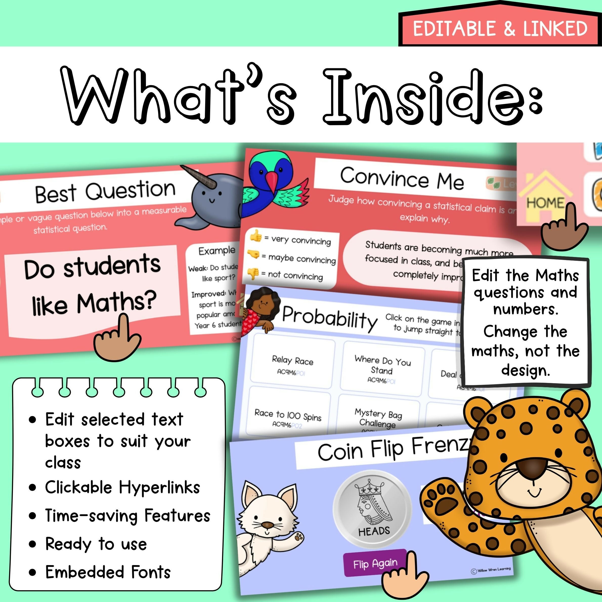 Year 6 Maths Warm Ups I Statistics & Probability I Australian Curriculum V9
