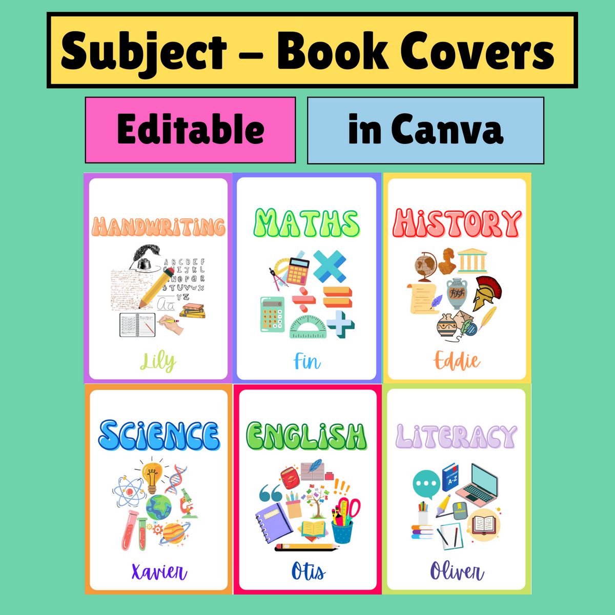Java Subject Cover Image Subject Book Covers | Editable in Canva – SHAREIFY