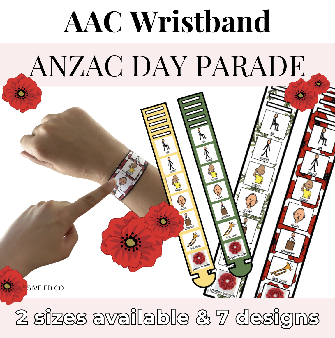 AAC Wristband for ANZAC Day Parade | Visual Supports