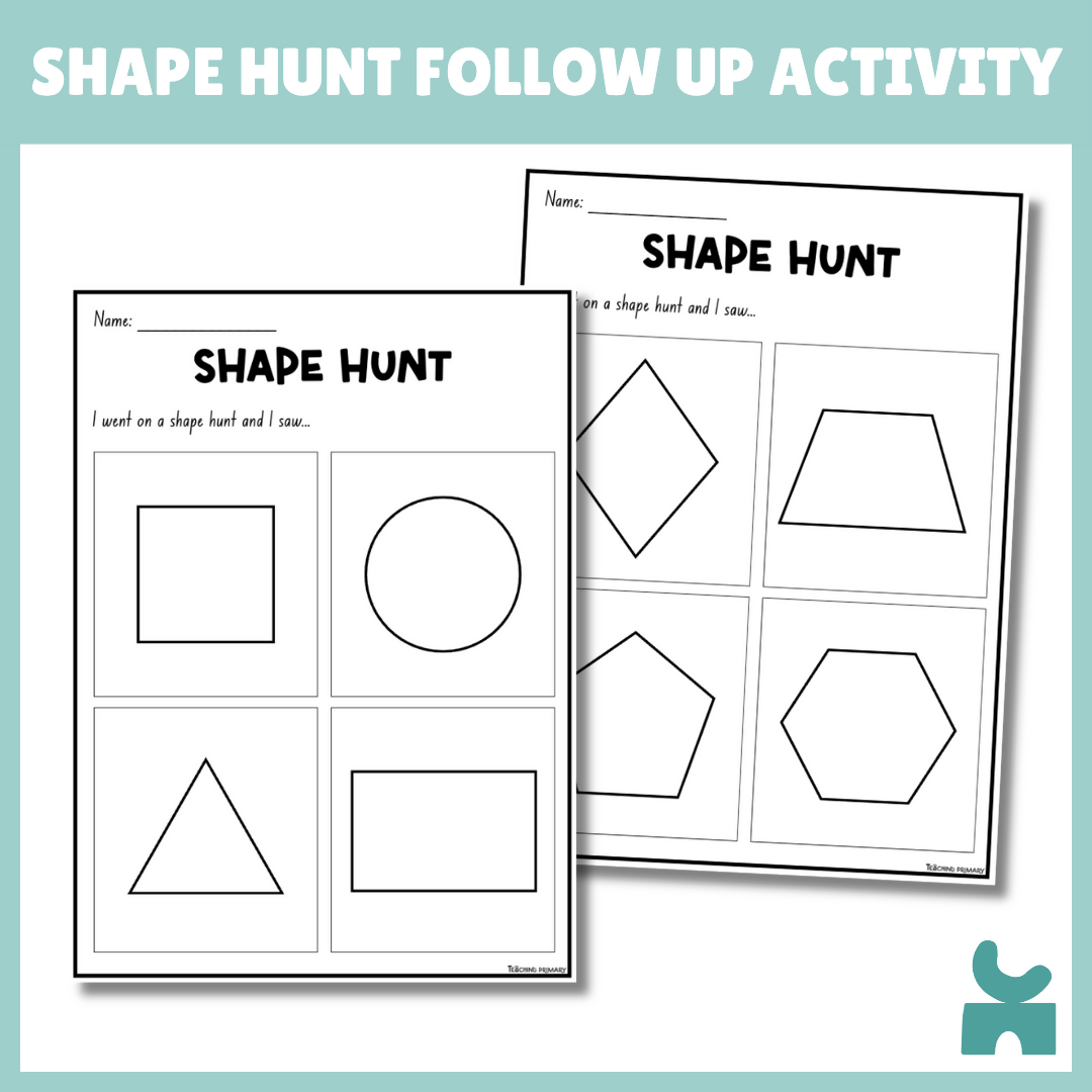 2D Shape Hunt Follow Up Activity | Foundation | Kindergarten | Grade 1