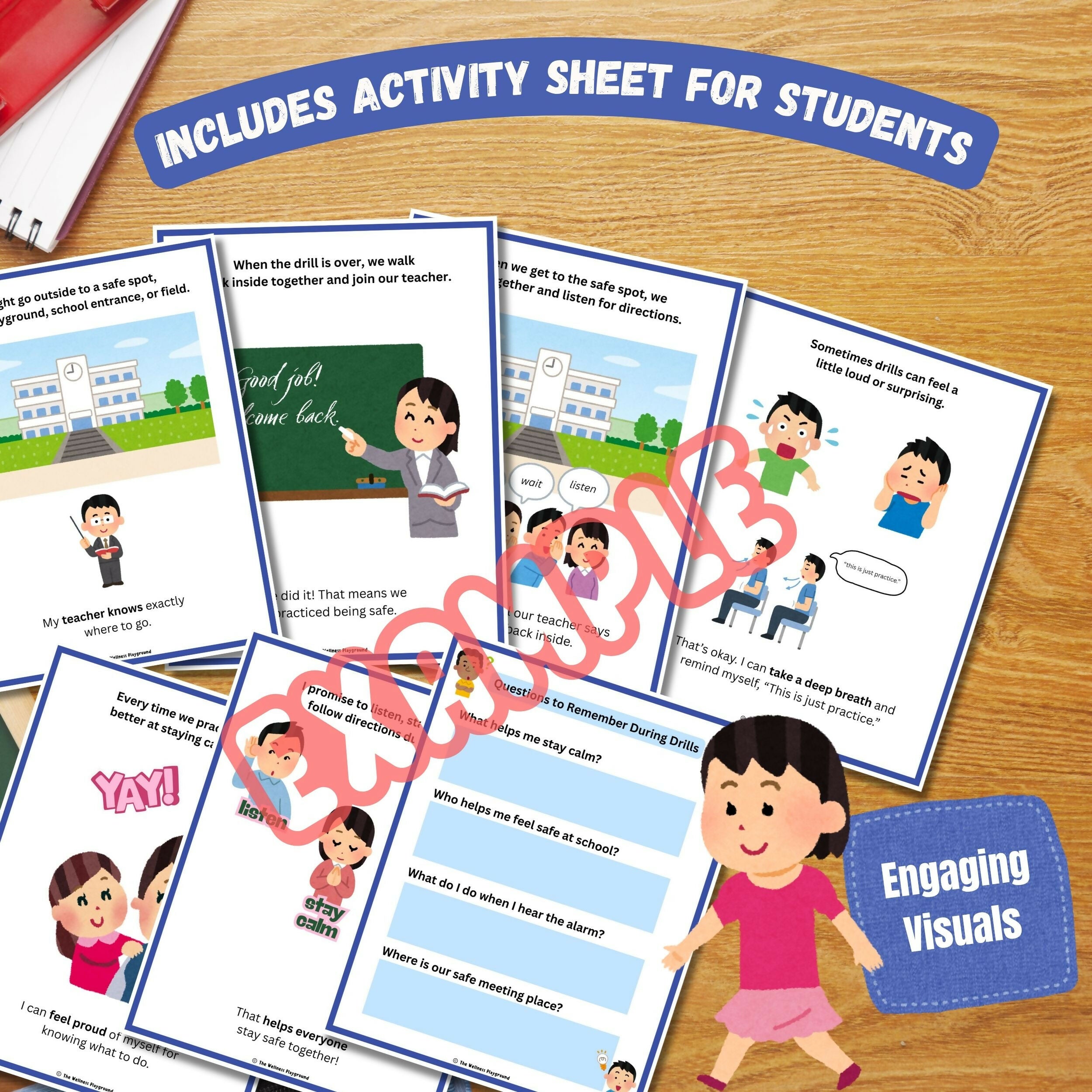Safety Drills Social Story for Kids | Fire Drill, Lockdown & Evacuation Practice