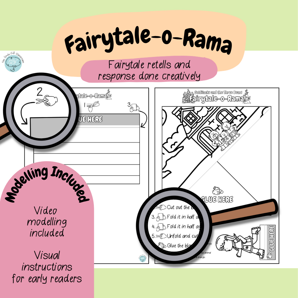 Fairytale-o-Rama | Story Scape Retell Craftivity | Foundation - Year 2