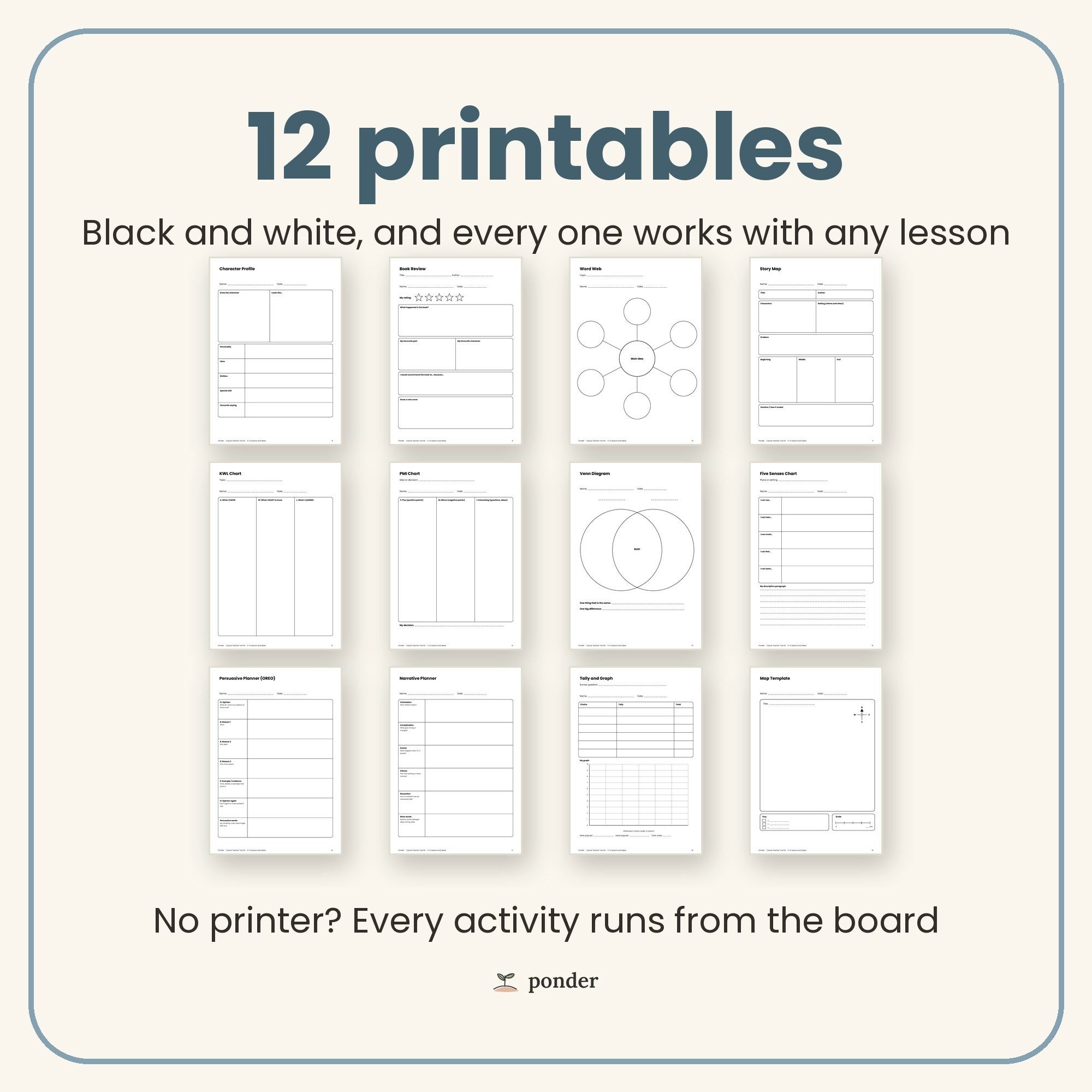 Casual Teacher Tool Kit K-6 | Lessons and Ideas | No Prep
