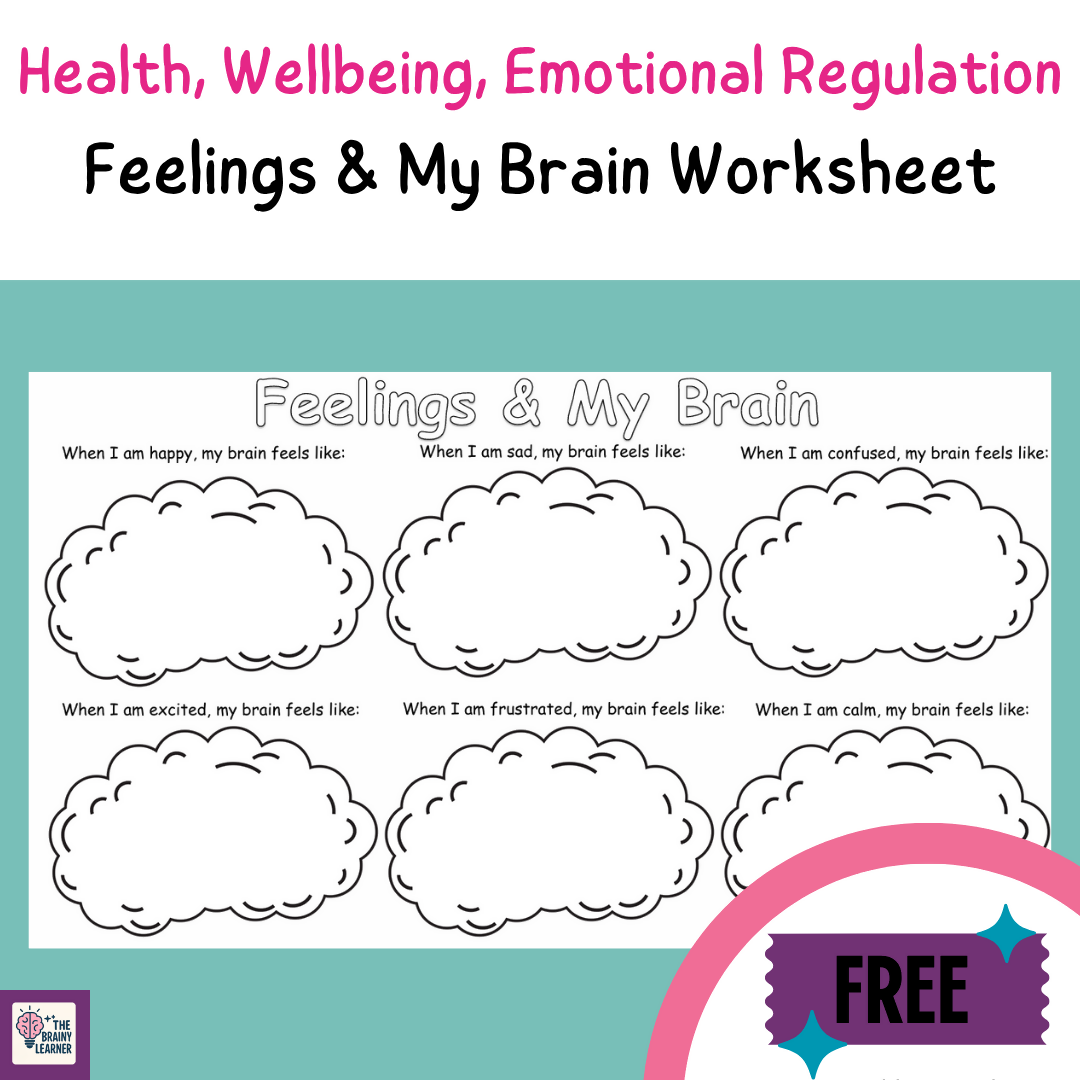 Feelings and My Brain Worksheet