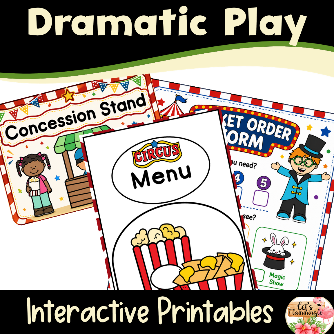 Circus theme Dramatic Play Center Circus Day Classroom Transformation Craft