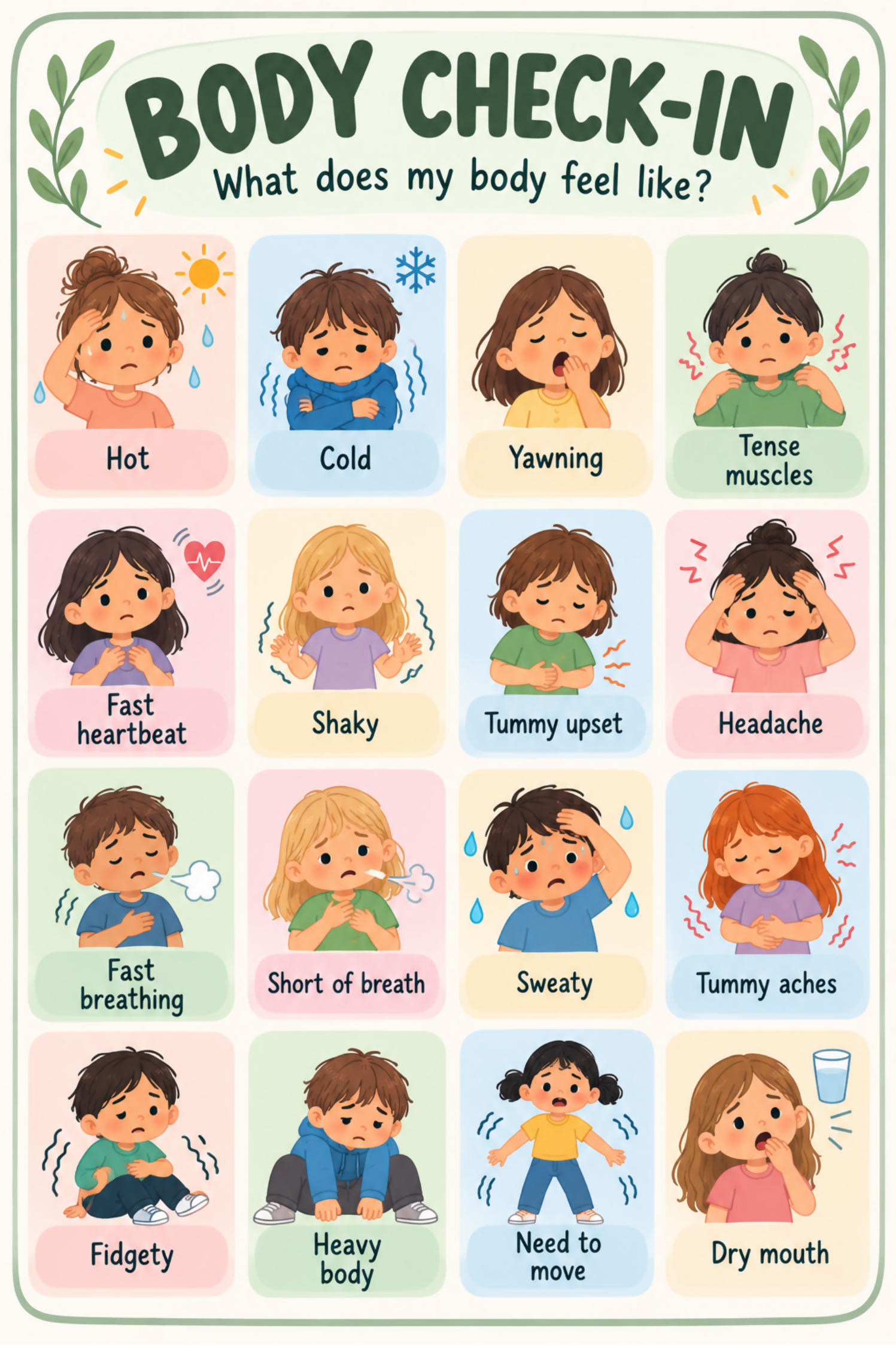 Regulation Wall – Self-Regulation Visual Supports for Primary Classrooms