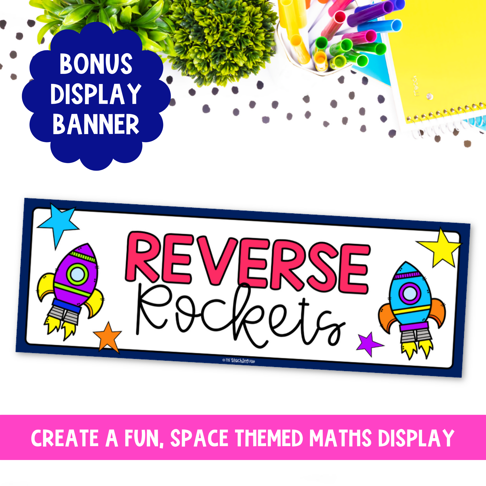 Reverse Rocket Counting Backwards from 20 Cut & Paste Activity