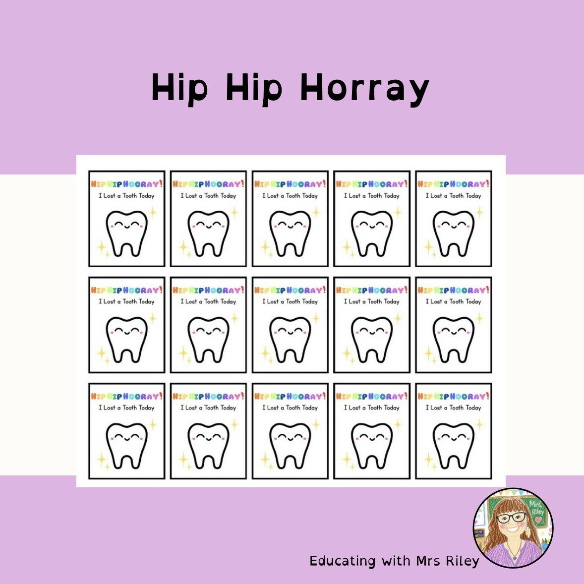 Hip Hip Hooray, I lost a tooth today