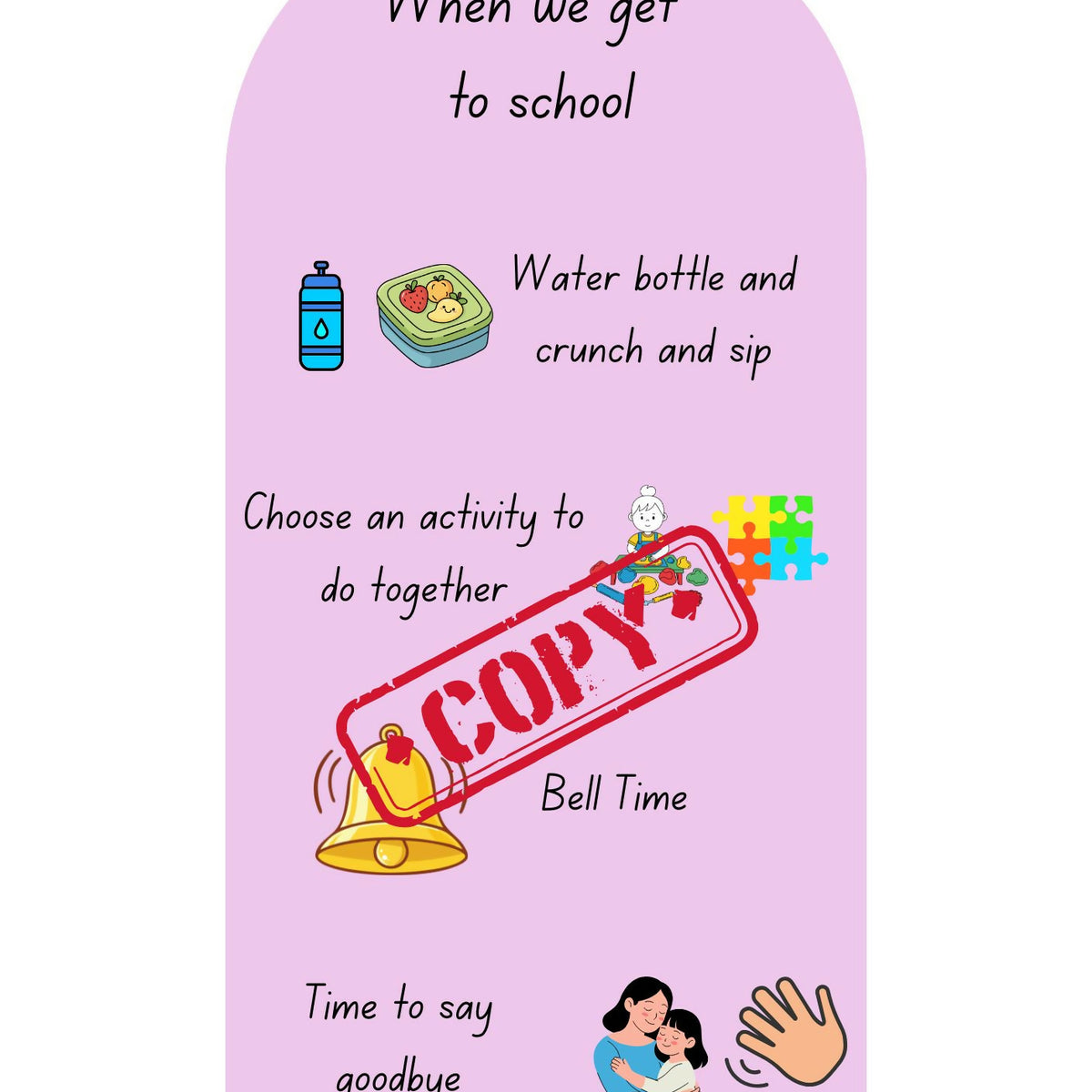 Starting School Visual – SHAREIFY