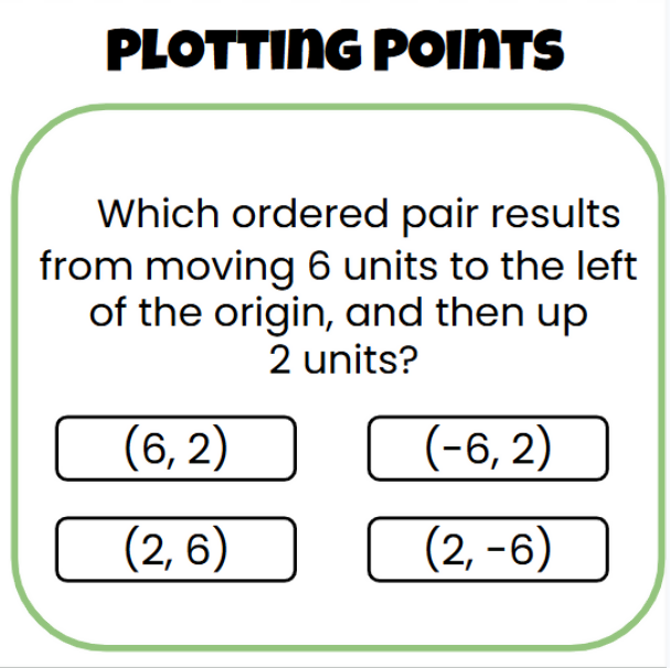 6th Grade Math Review Game - Google Slides and Power Point