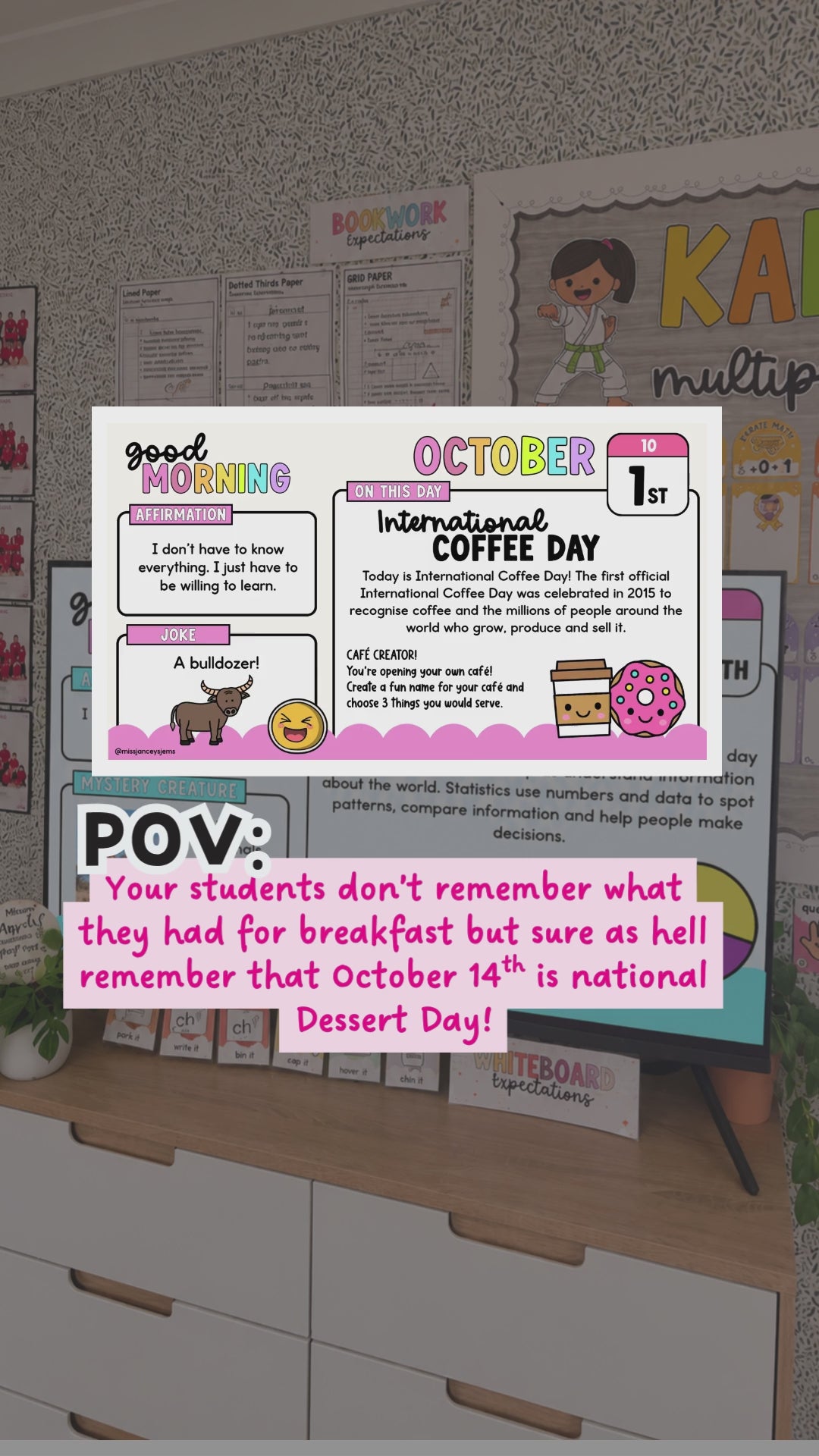 October Daily Slides & Morning Work | No Prep Morning Meeting Activities I Year 3 & 4