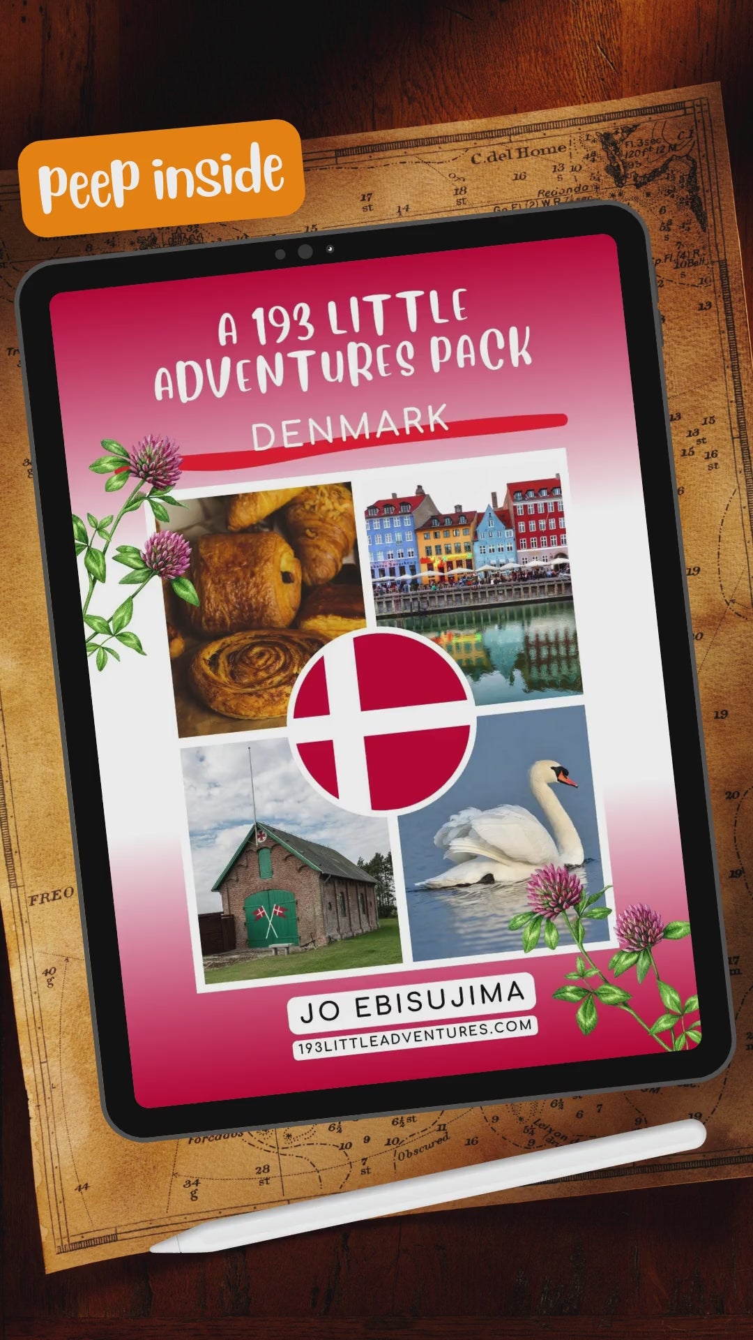 Flip through video of Denmark geography and culture pack