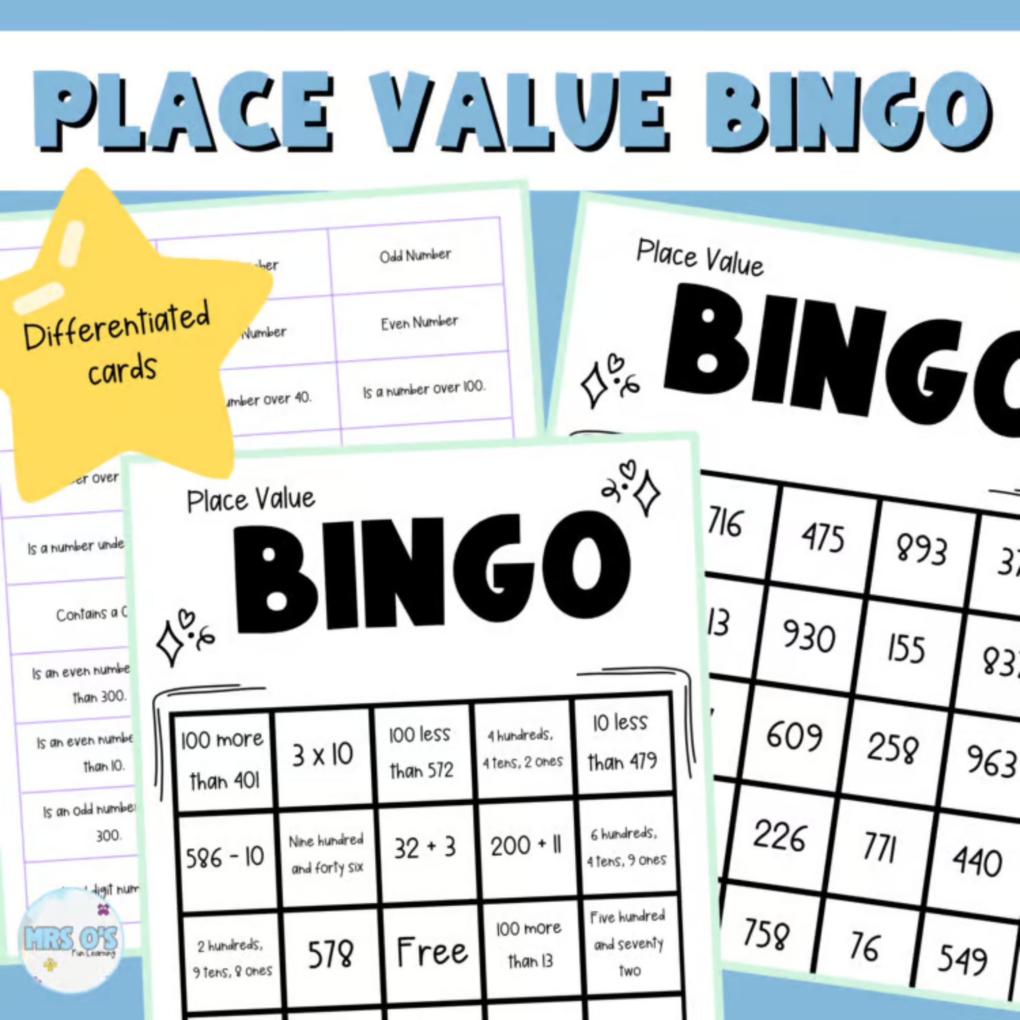 Place Value Bingo