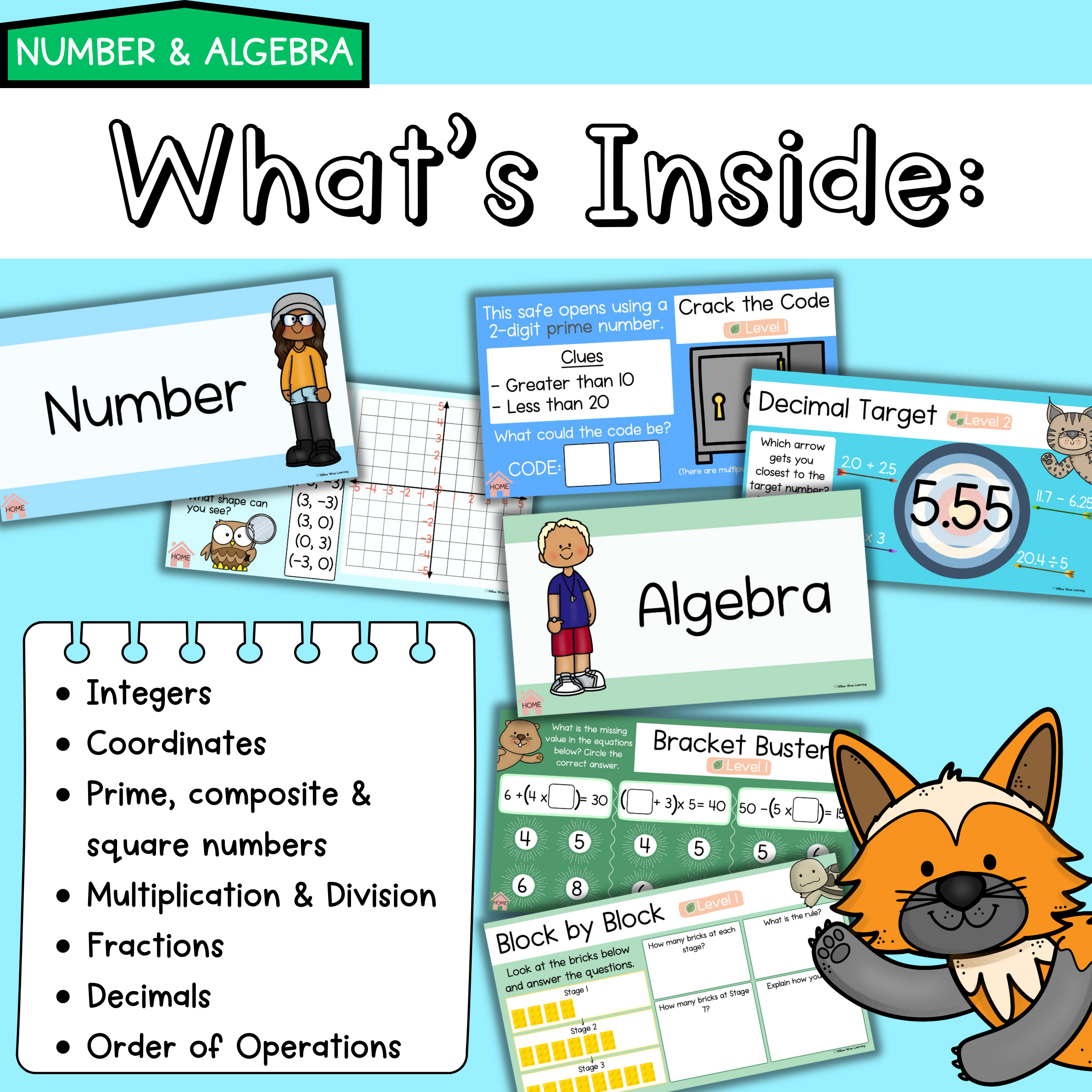 Year 6 Editable Maths Warm Ups I Number & Algebra I Australian Curriculum V9
