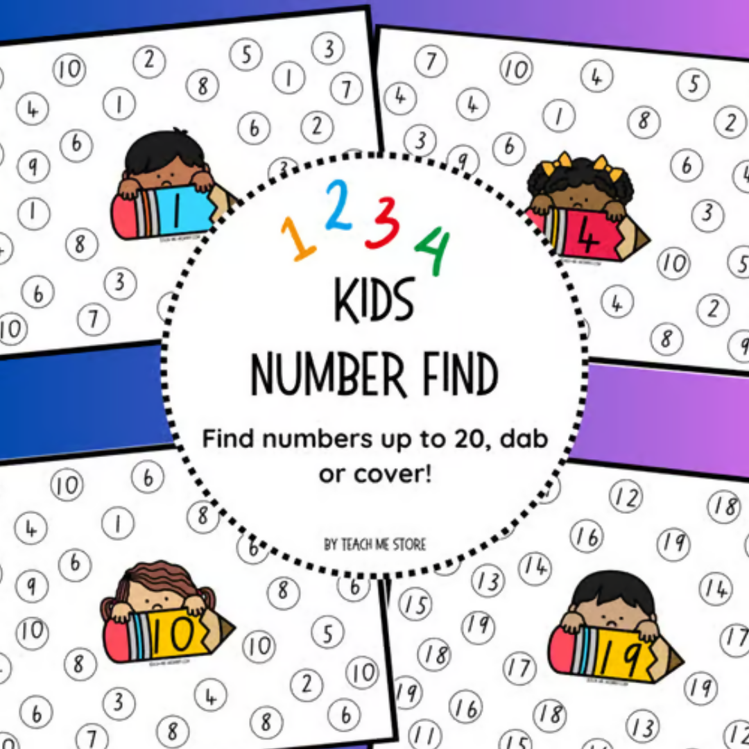 Kids Number Find & Dab