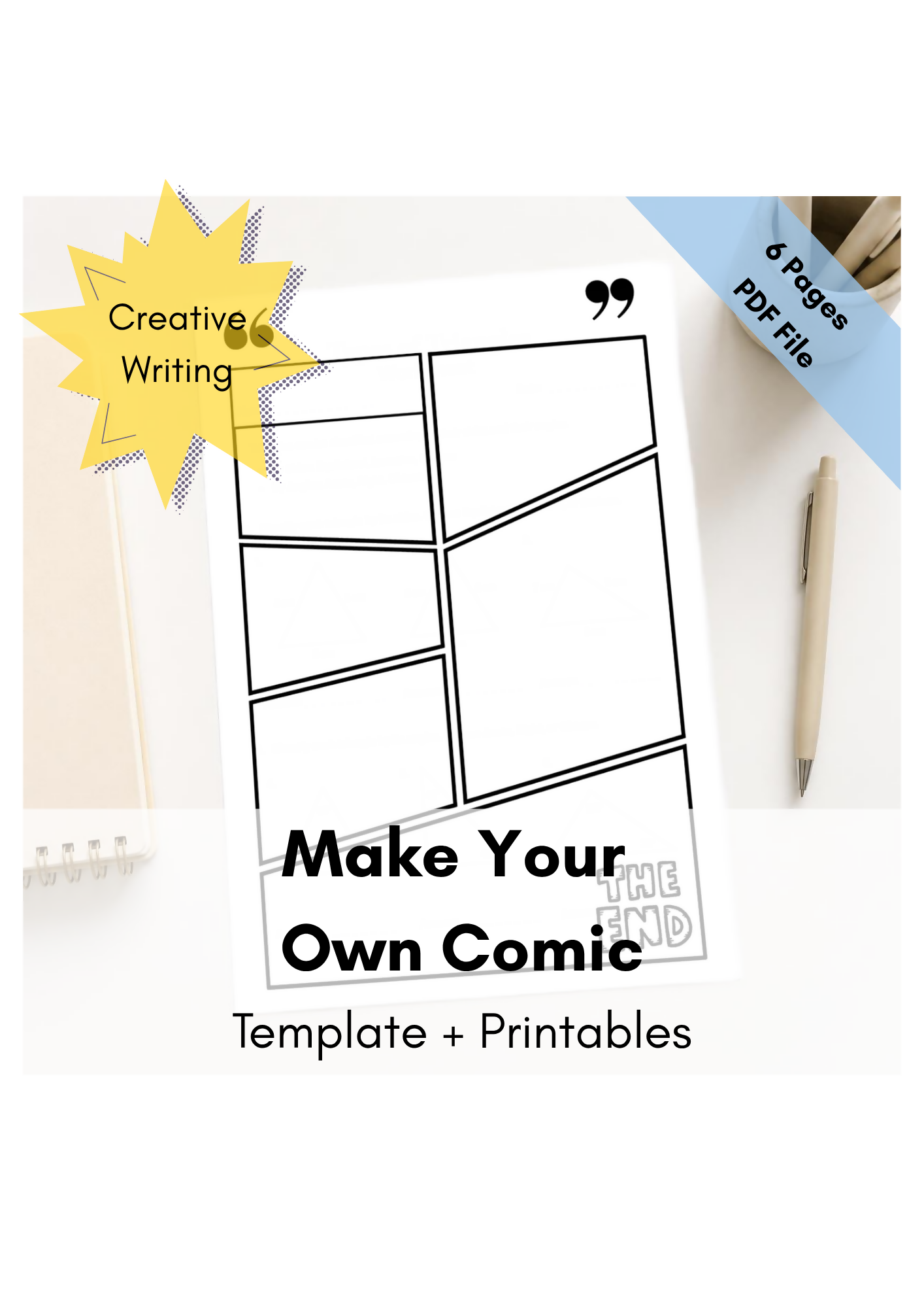 Make Your Own Comic Set (6 Pages)