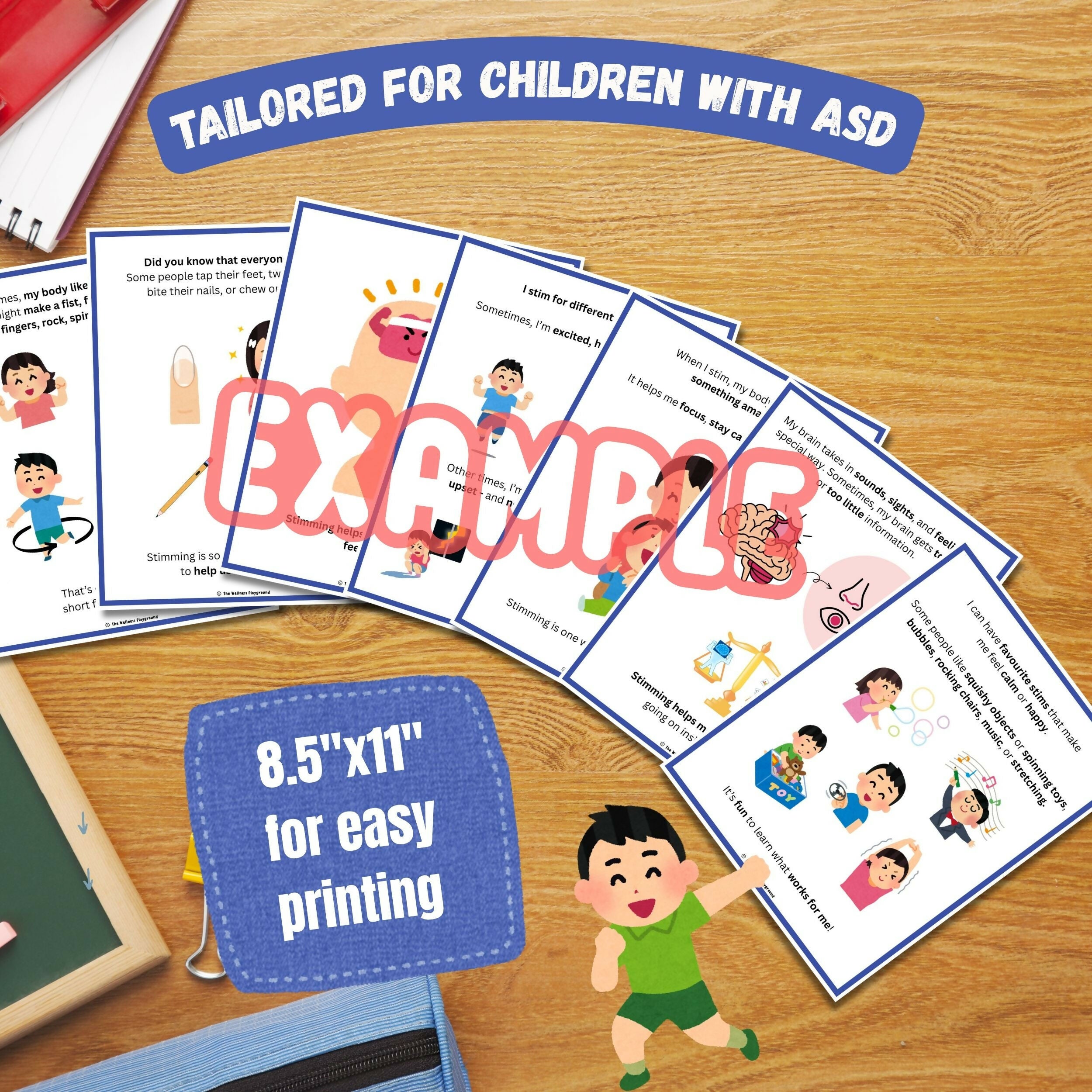 Stimming Social Story | ASD Resource| Self-Regulation Lesson
