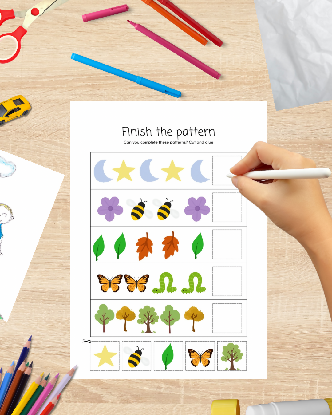 Mini Pattern Worksheet Set