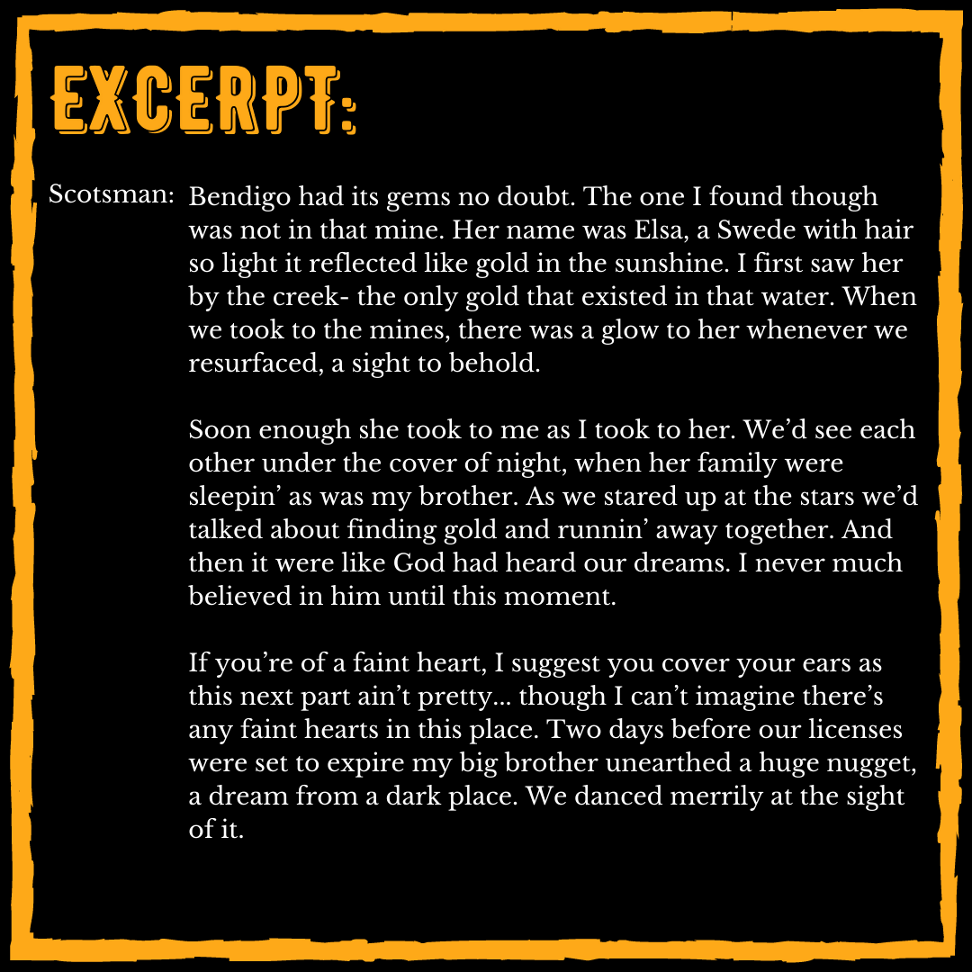 Monologue: A FOOL'S GOLD