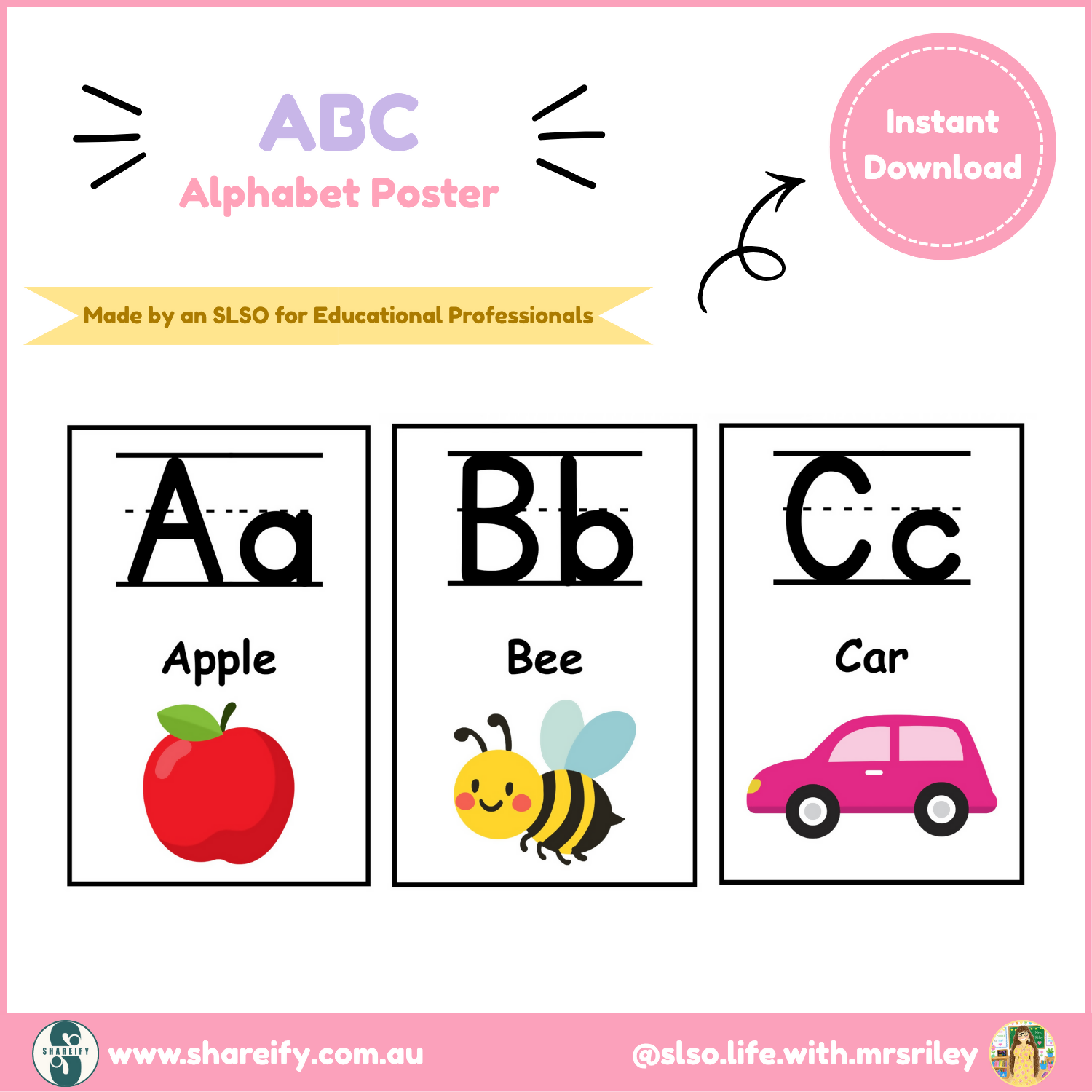 ABC - Alphabet Poster