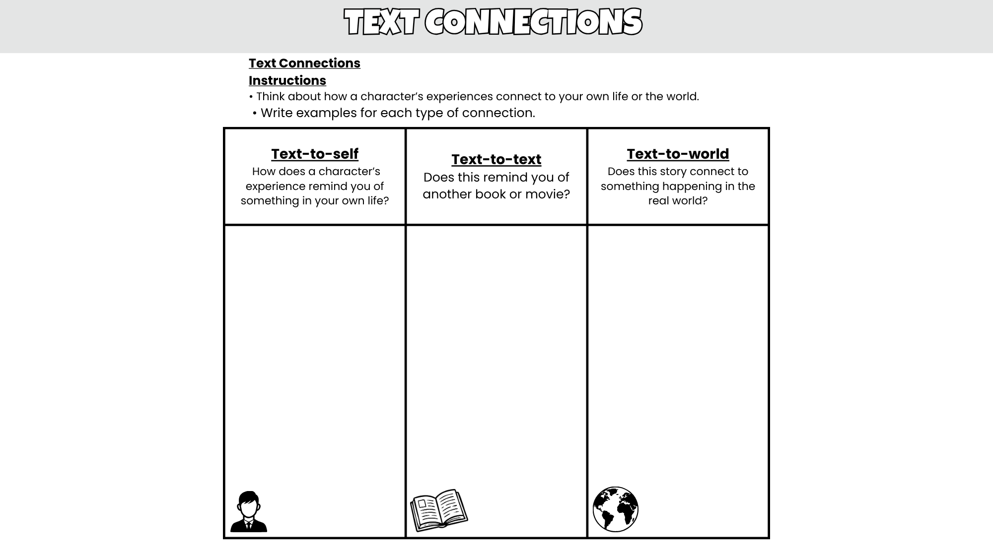 5 FREE Novel Study Activities | Reading Graphic Organizers | Any Novel | Grades 3–6 | PDF + Editable PPT