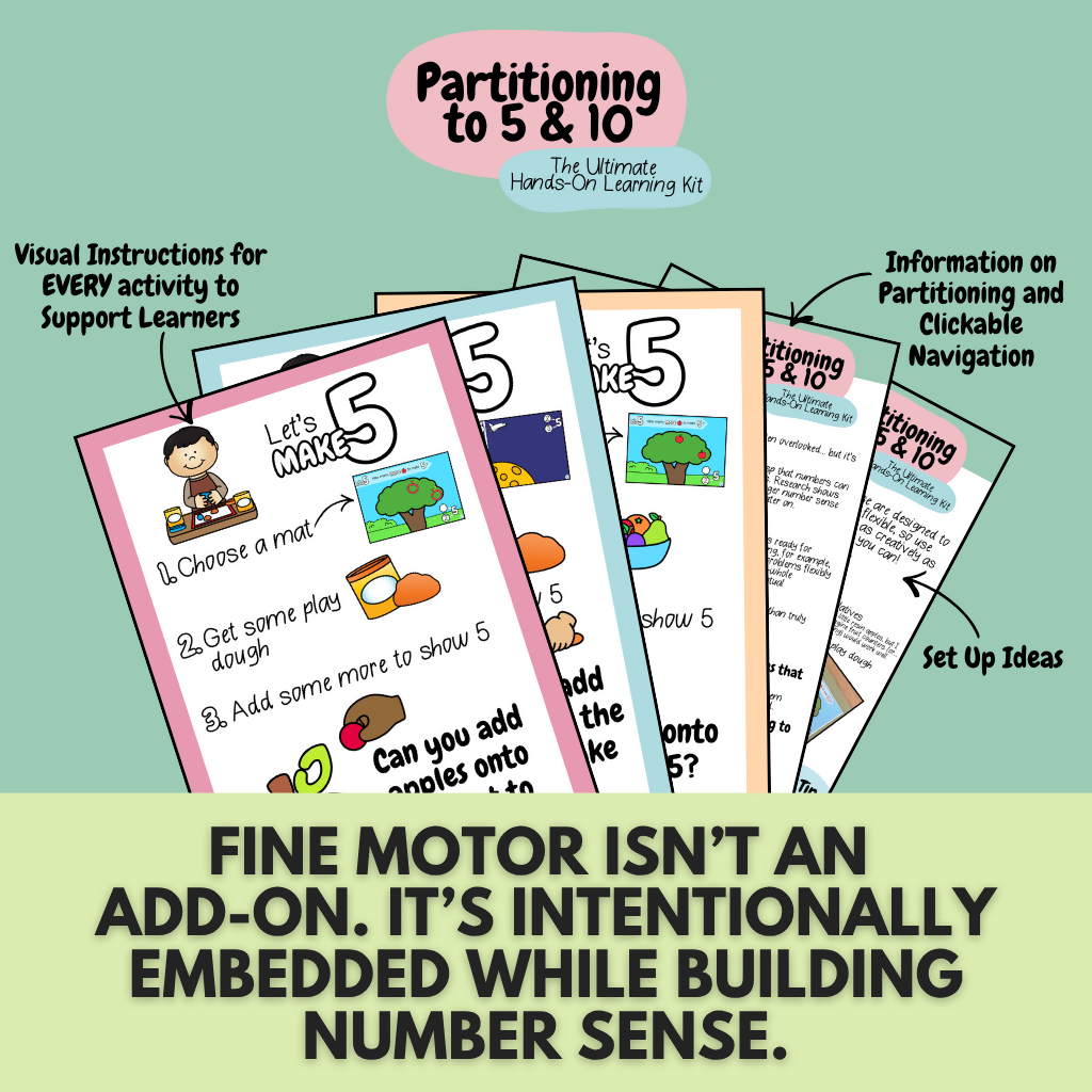 The Ultimate Hands On Partitioning Kit | Fine Motor Embedded