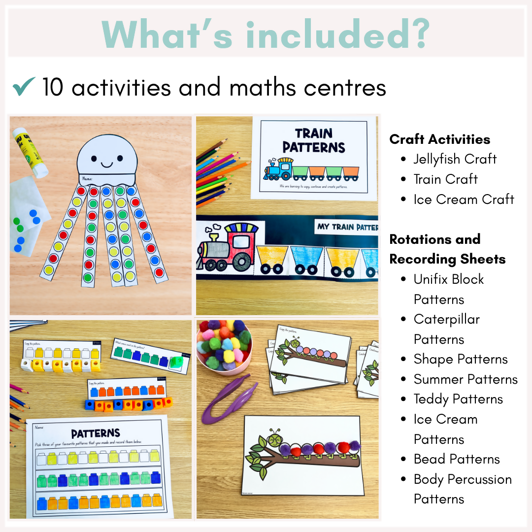 Repeating Patterns Hands-On Activities Foundation