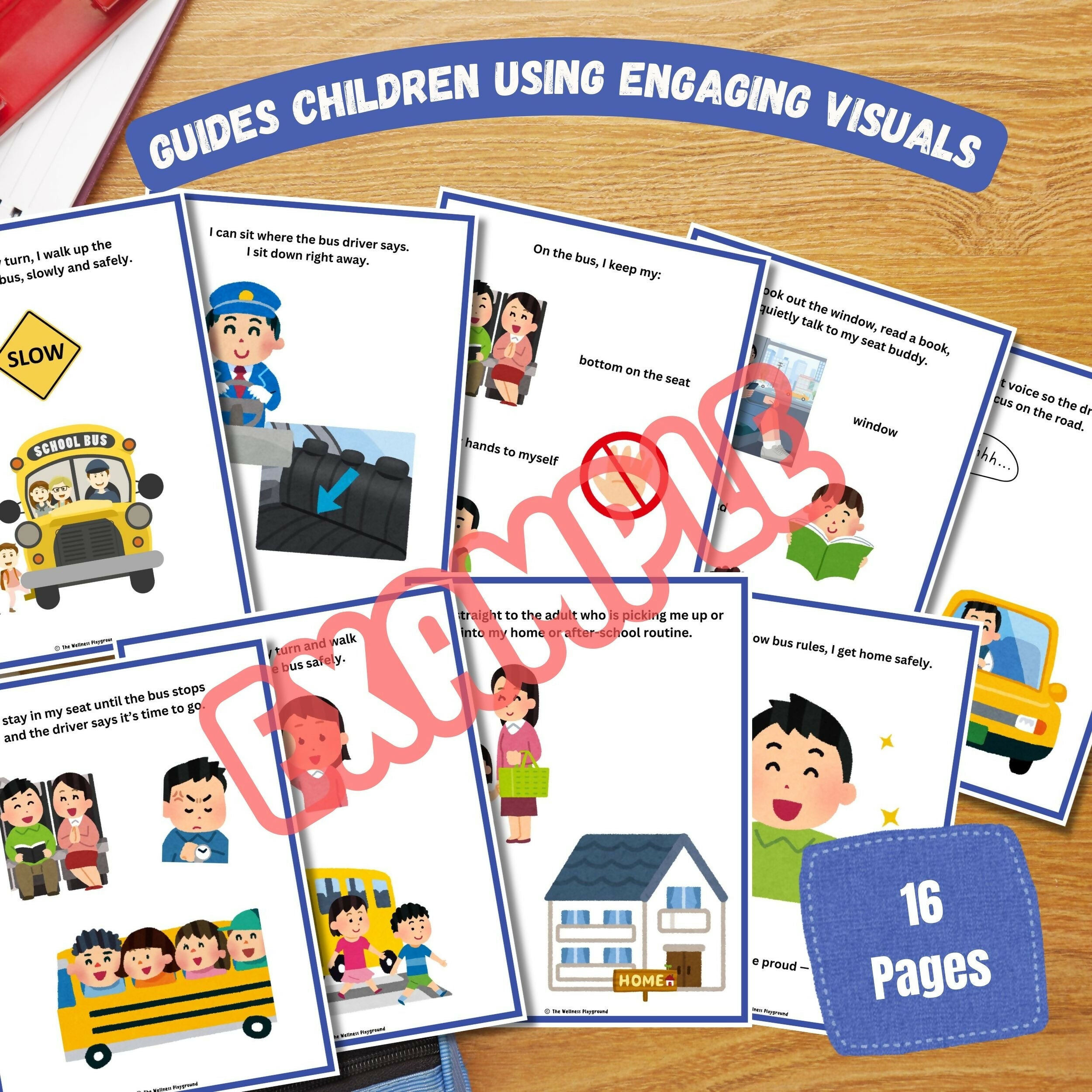 Elementary Social Story: Getting Ready for the Bus | Bus Safety Rules