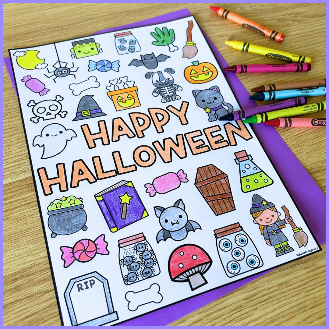 Halloween Colouring Pages