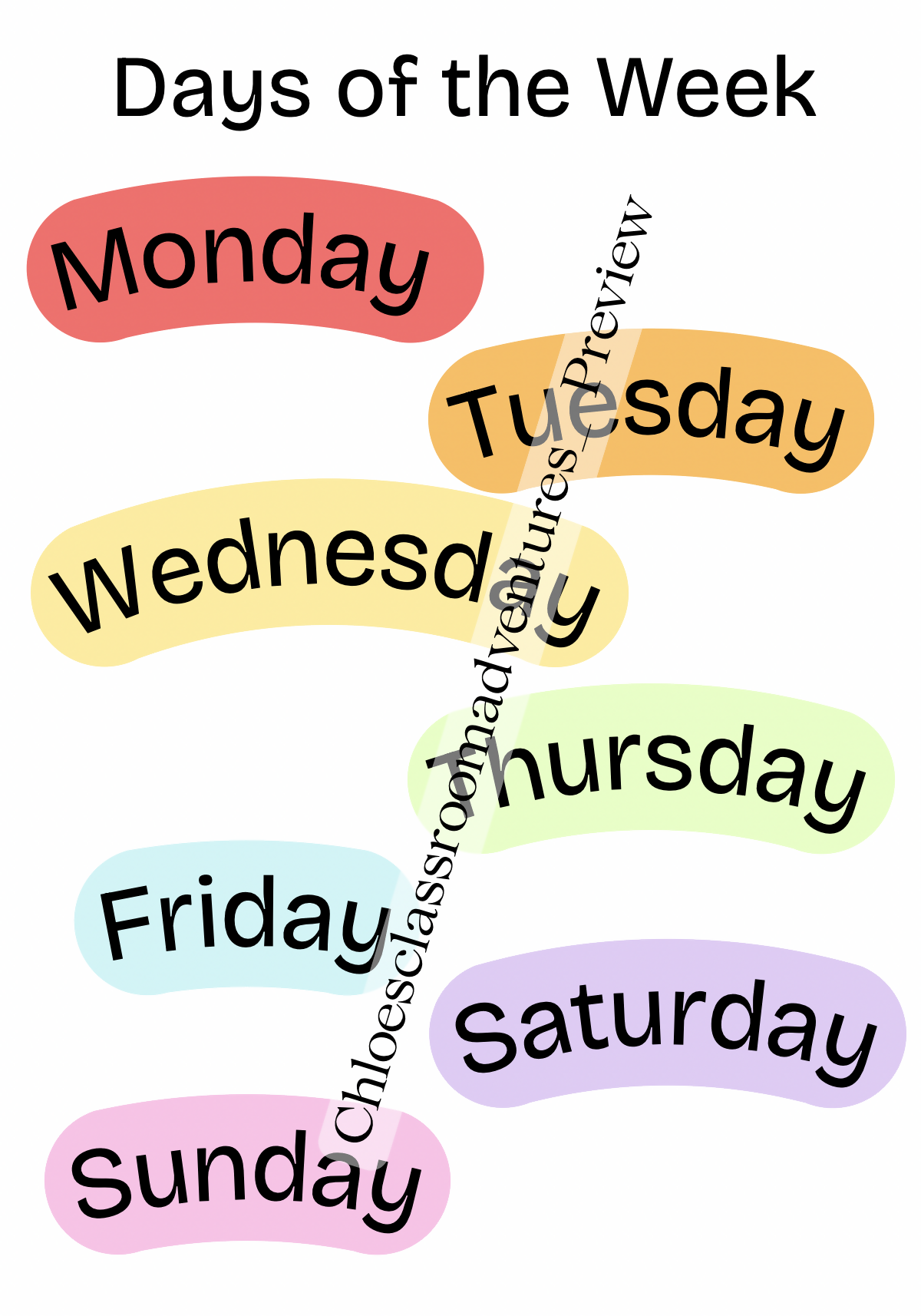 Days, Months & Seasons Poster Bundle