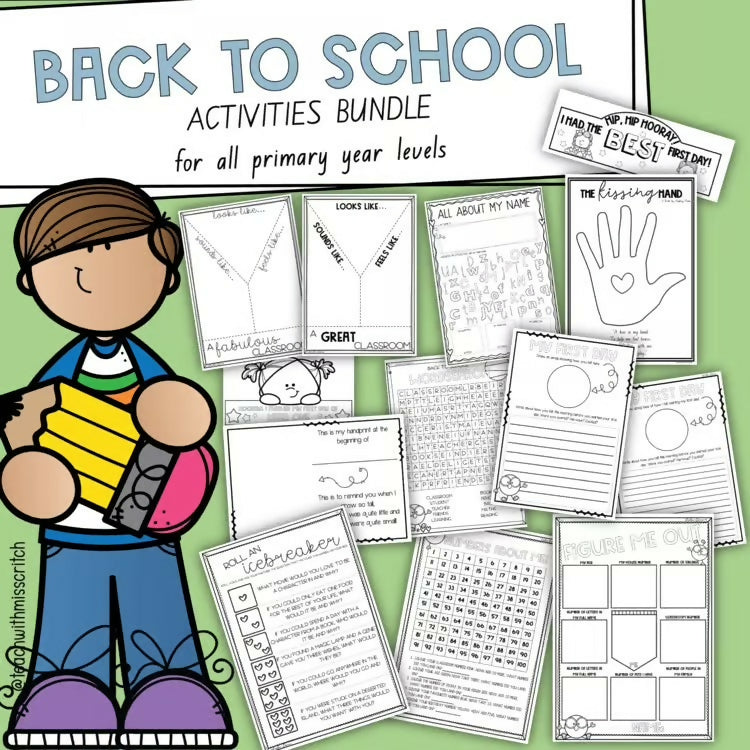 Back to School Activity Pack