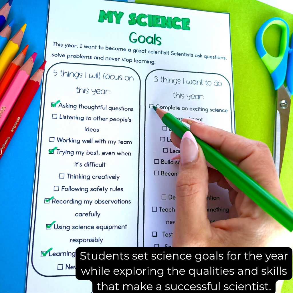 All About Me Science Flip Book | Back to School Science | First Week of School