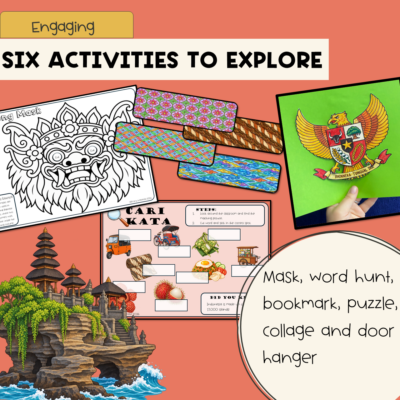 Indonesian Culture Activities & Crafts | Indonesia Day Lessons & PowerPoint