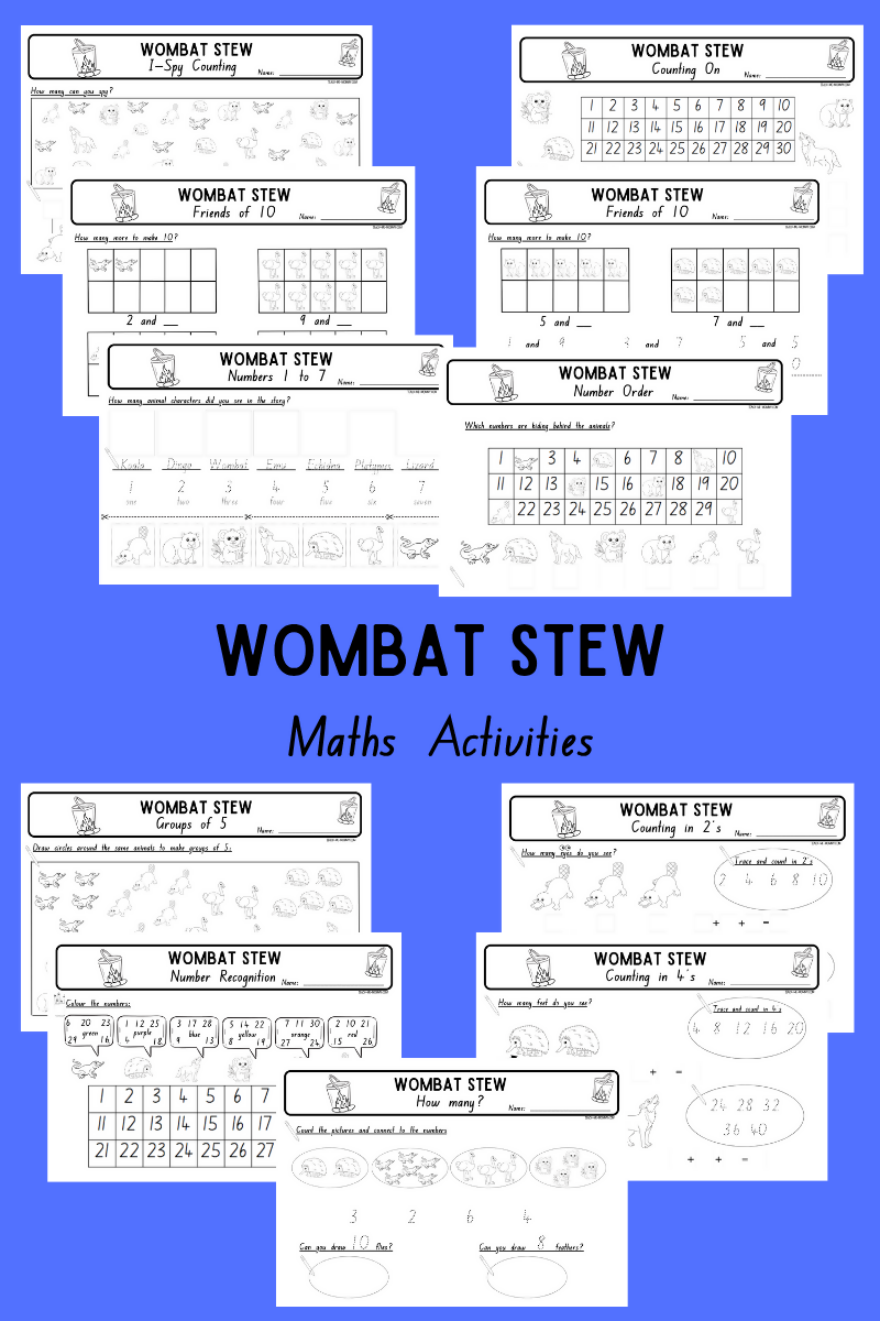Wombat Stew Story Activities