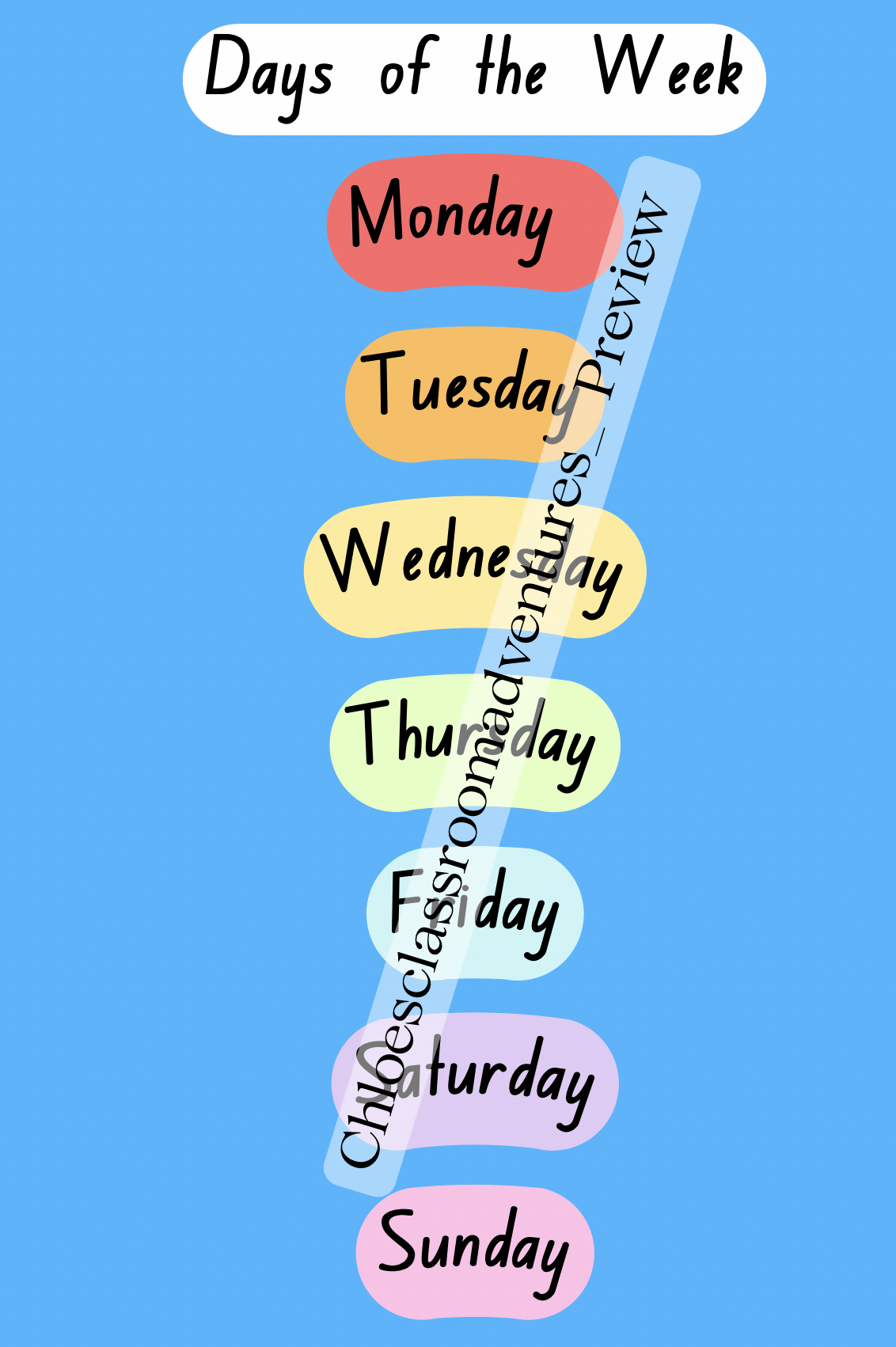Days, Months & Seasons Poster Bundle