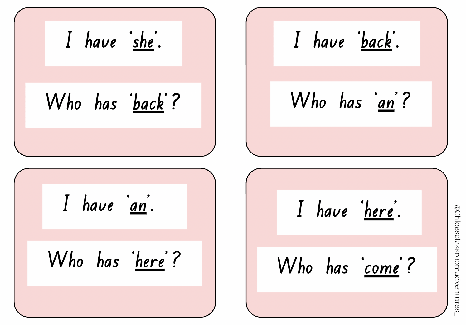 I have, Who Has? Ultimate Game Bundle | Numbers | 2D Shapes | High Frequency/Sight Words