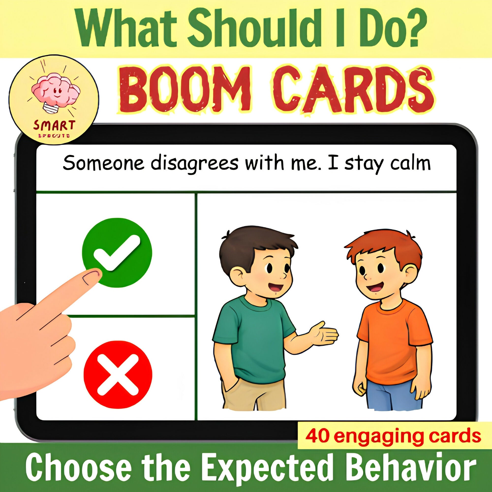Expected vs Unexpected Behavior | SEL Boom Cards Special Education & K